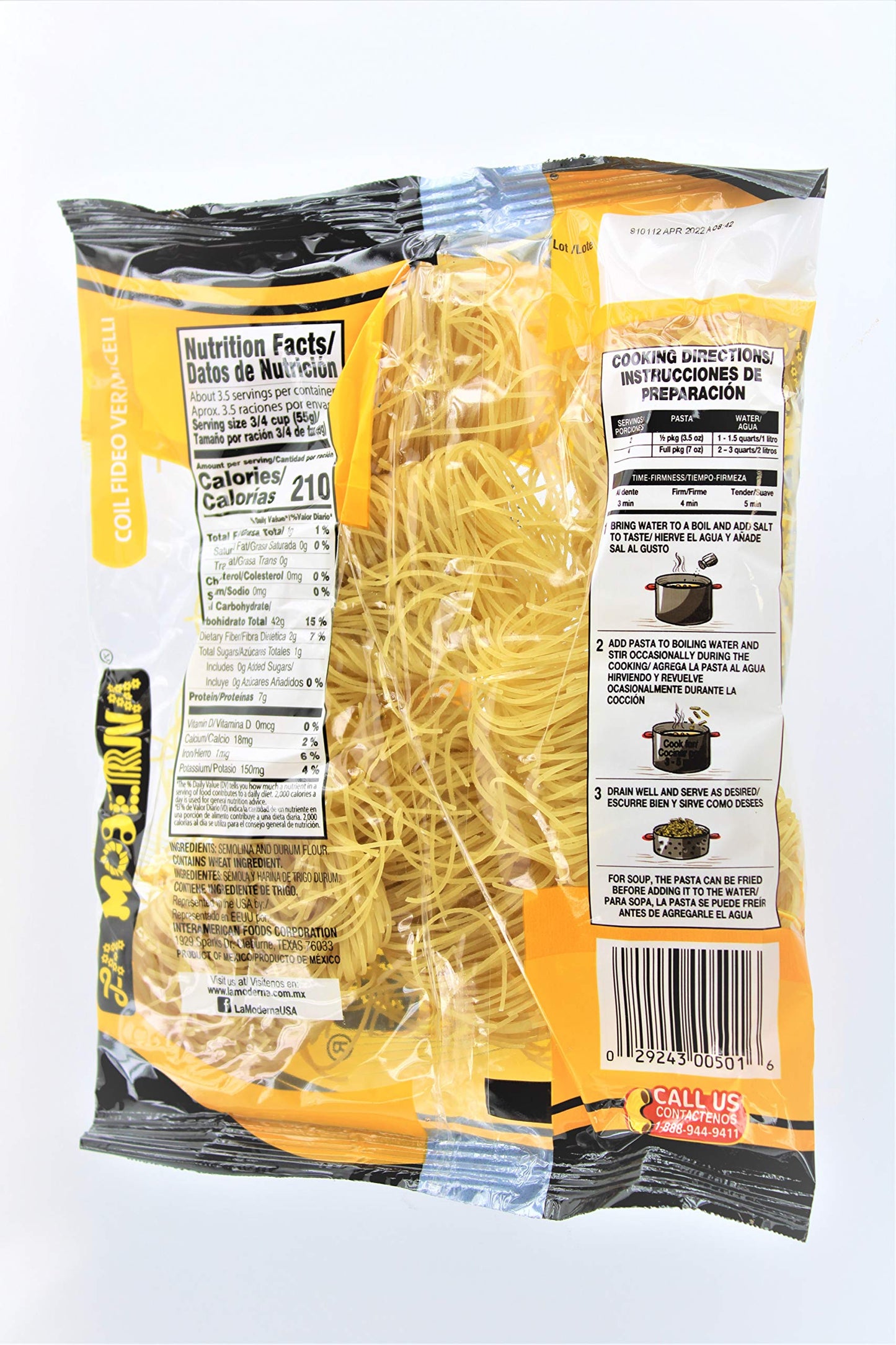 La Moderna Pasta Vermicelli Coiled