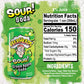 Warheads Soda - Sour Fruity Soda with Classic Flavors - Pack of 12, 12oz Cans - Green Apple Flavor
