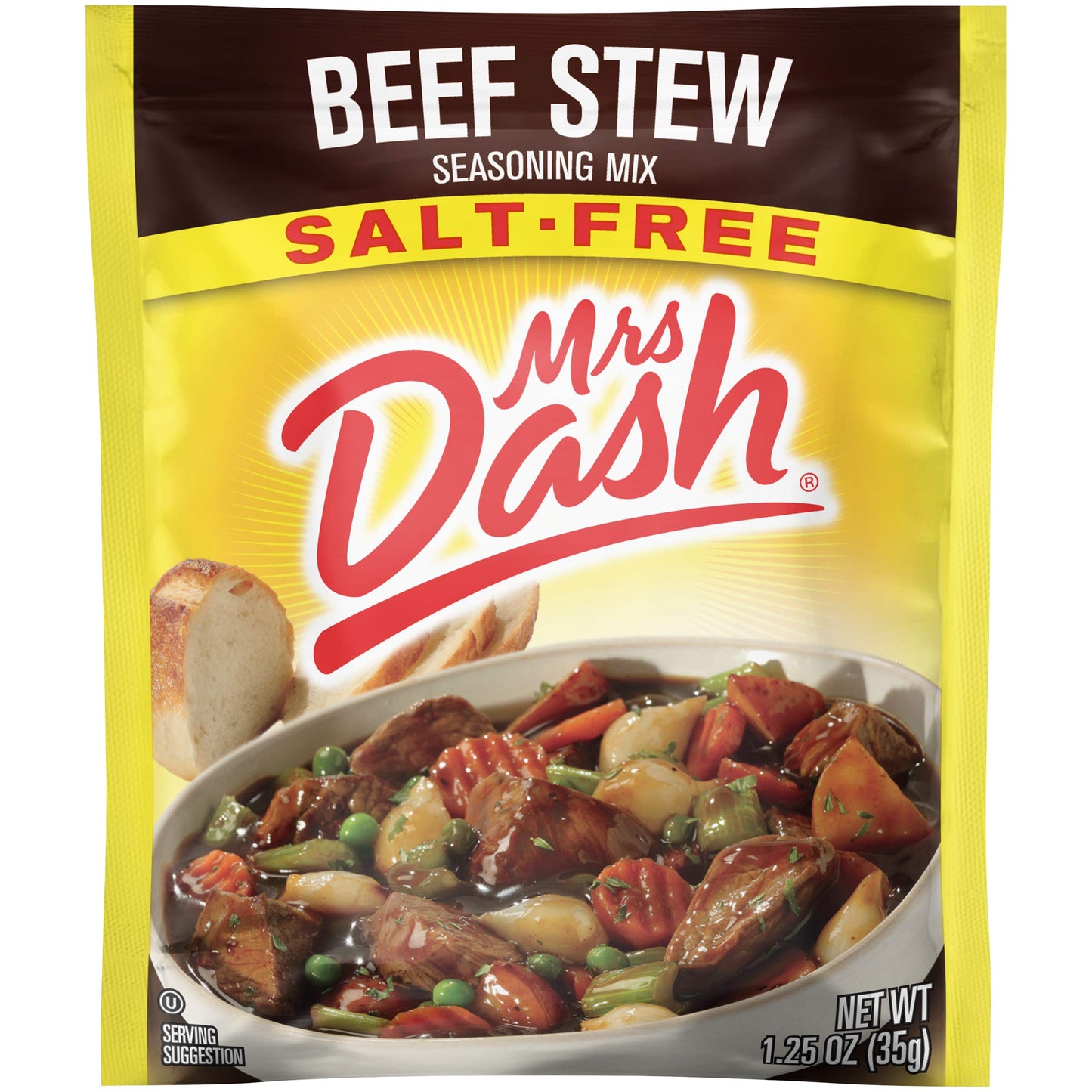 Dash Salt-Free Seasoning Mix, Beef Stew, 1.25 Ounce (Pack Of 12)