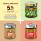 GUSTA Sun-Dried Tomato Red Pesto Sauce - All-Natural Gourmet Spread - 180g Jar