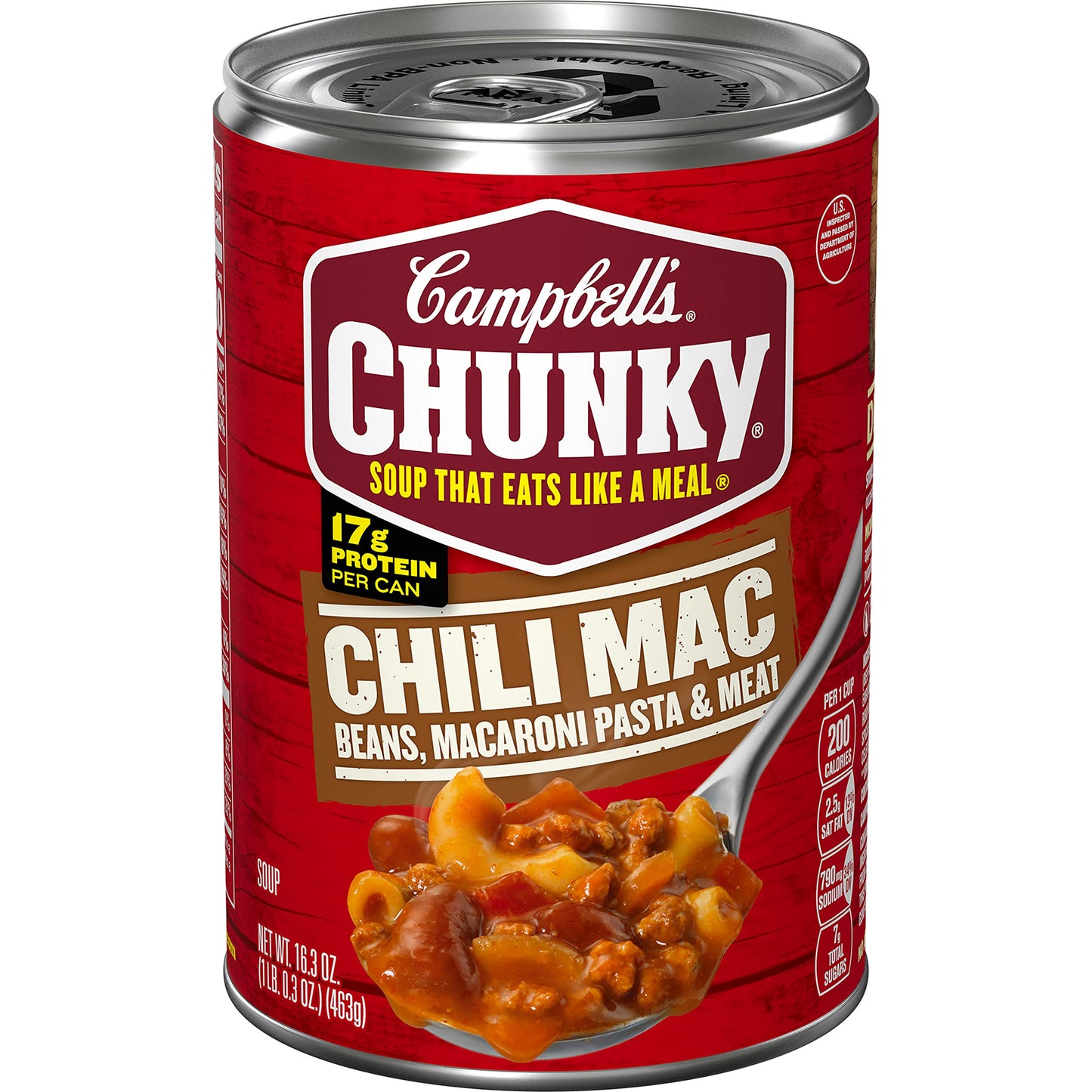 Campbell s Chunky Soup, Chili Mac, 16.3 Oz Can (Case of 8)