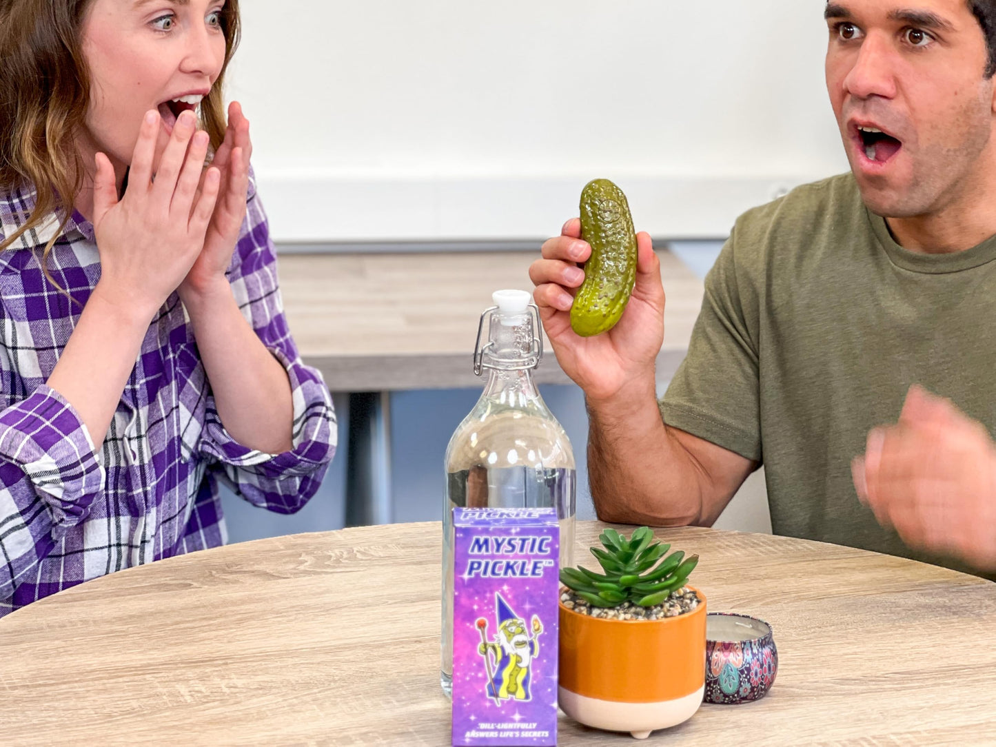 Dr Dingus Mystic Pickle - Magic 8 Ball Fortune Teller With 100+ Witty Responses - Unveiling The Briny Secrets Of The Universe -