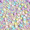 Sprinkles For Cake Decorating 4.2 Ounce Sugar Pearls Mixing Sizes, Edible Sprinkles For Cookie Decorations, Cupcake Topper, Ice