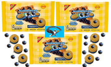 PITCHING PIGEON Blueberry Pie Cookies - Limited Edition Graham Cookies, 32.04oz, Small