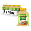 Mott'S No Sugar Added Applesauce, 46 Oz Jar (Pack Of 8), Good Source Of Vitamin C, No Artificial Flavors