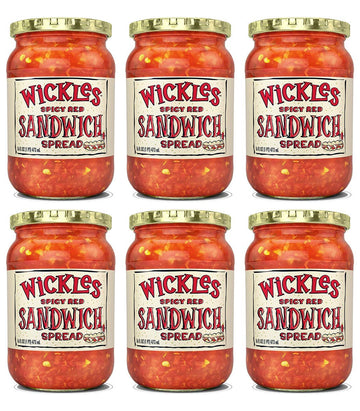 Wickles Spicy Red Sandwich Spread, 16 oz (Pack - 6)