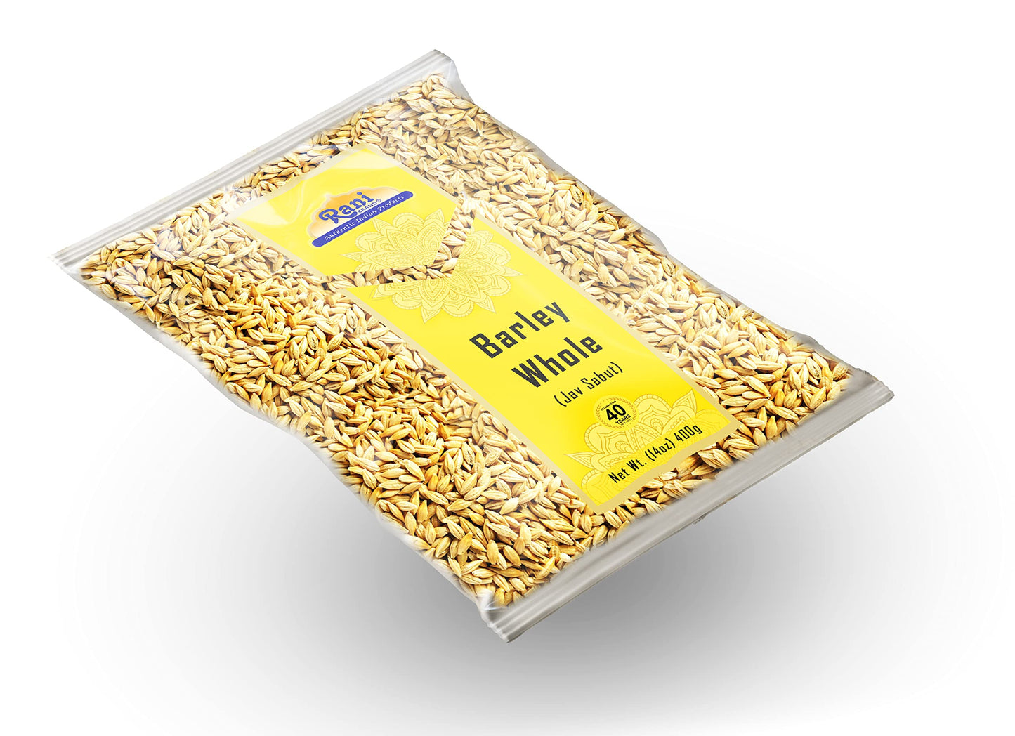 Rani Barley (Jav) Whole With Husk (Non-Hulled) 14Oz (400G) ~ All Natural | Vegan | Non-Gmo | Kosher | Indian Origin