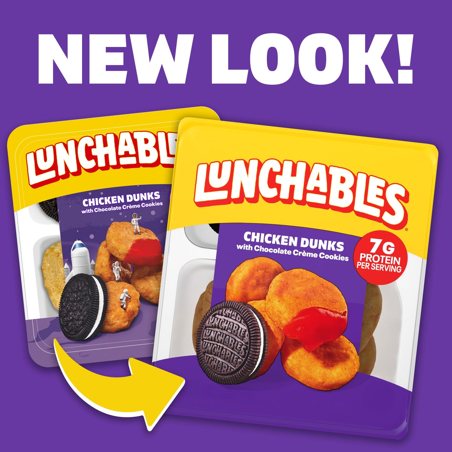 Lunchables Chicken Dunks with Chocolate Creme Cookies, 4 oz Pack