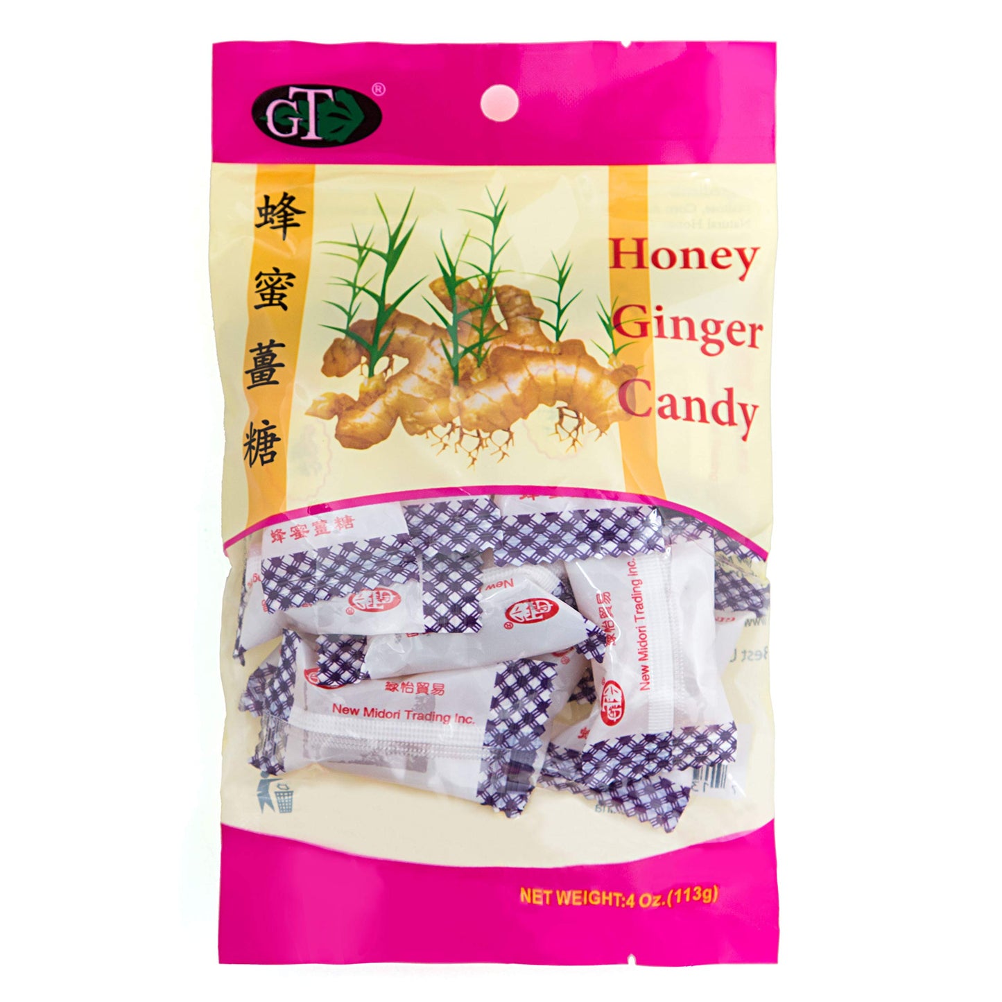 Honey Ginger Candy 1-Pack 4Oz