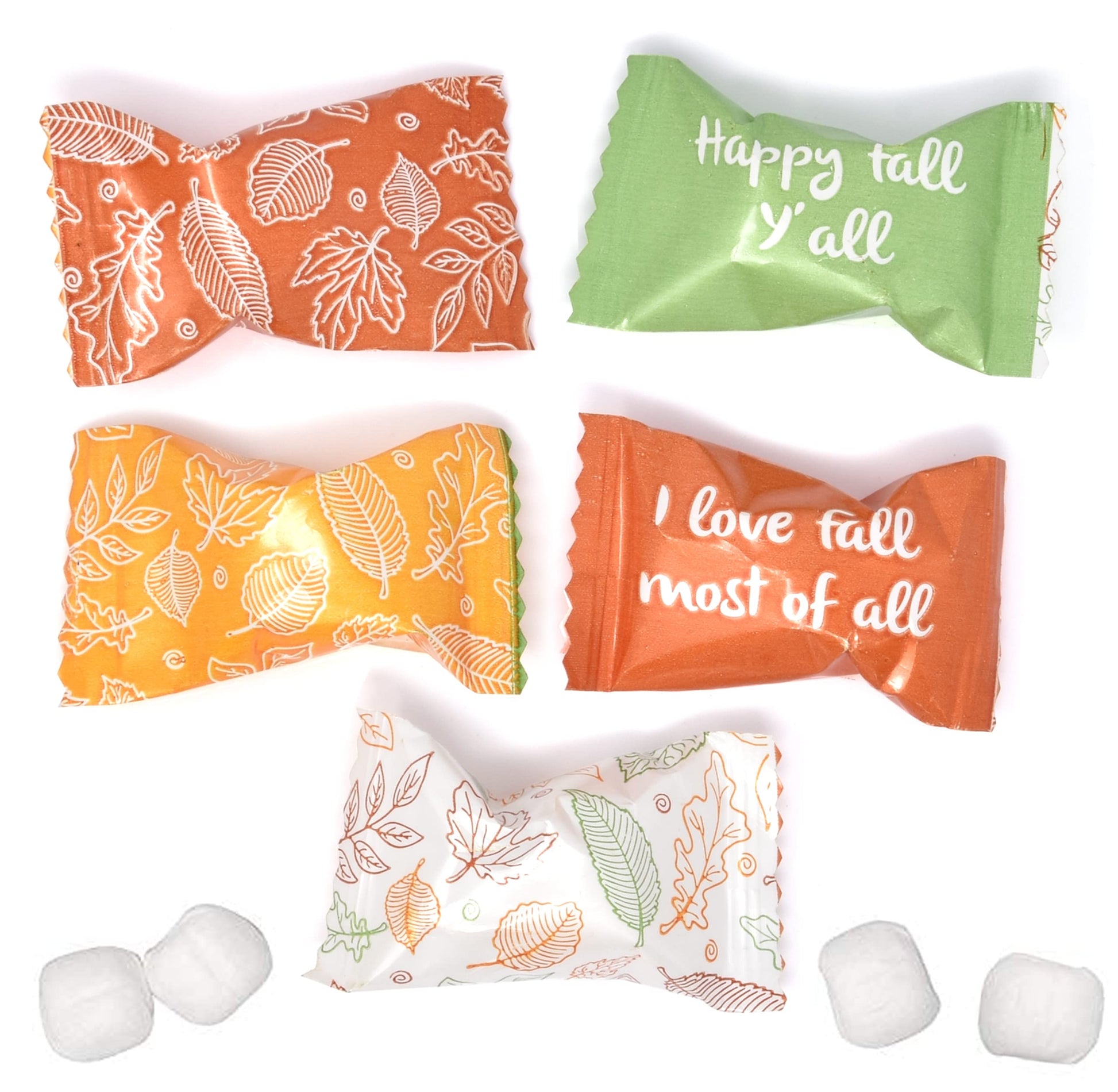 Gift Boutique Thanksgiving Fall Butter Mint Candies Bags 100 Count Individually Wrapped Autumn Mints Candy 13 Ounce Bag (368 g) 