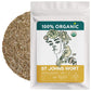 Organic St Johns Wort Herb (4 oz.) - 100% Pure Dried Saint Johns Wort Tea - Te de Hierba de San Juan Organica