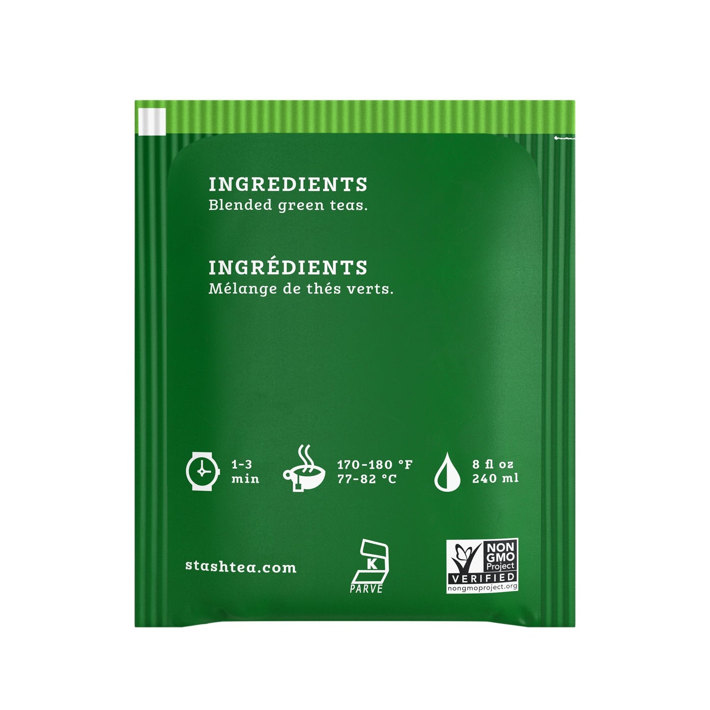 Stash Tea Enhanced Green Tea, Box Of 100 Tea Bags