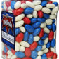 Patriotic Jordan Almonds Medley By Its Delish, 3.5 Lbs Jumbo Container | Red White And Blue Candied Almonds | Fourth Of July Par