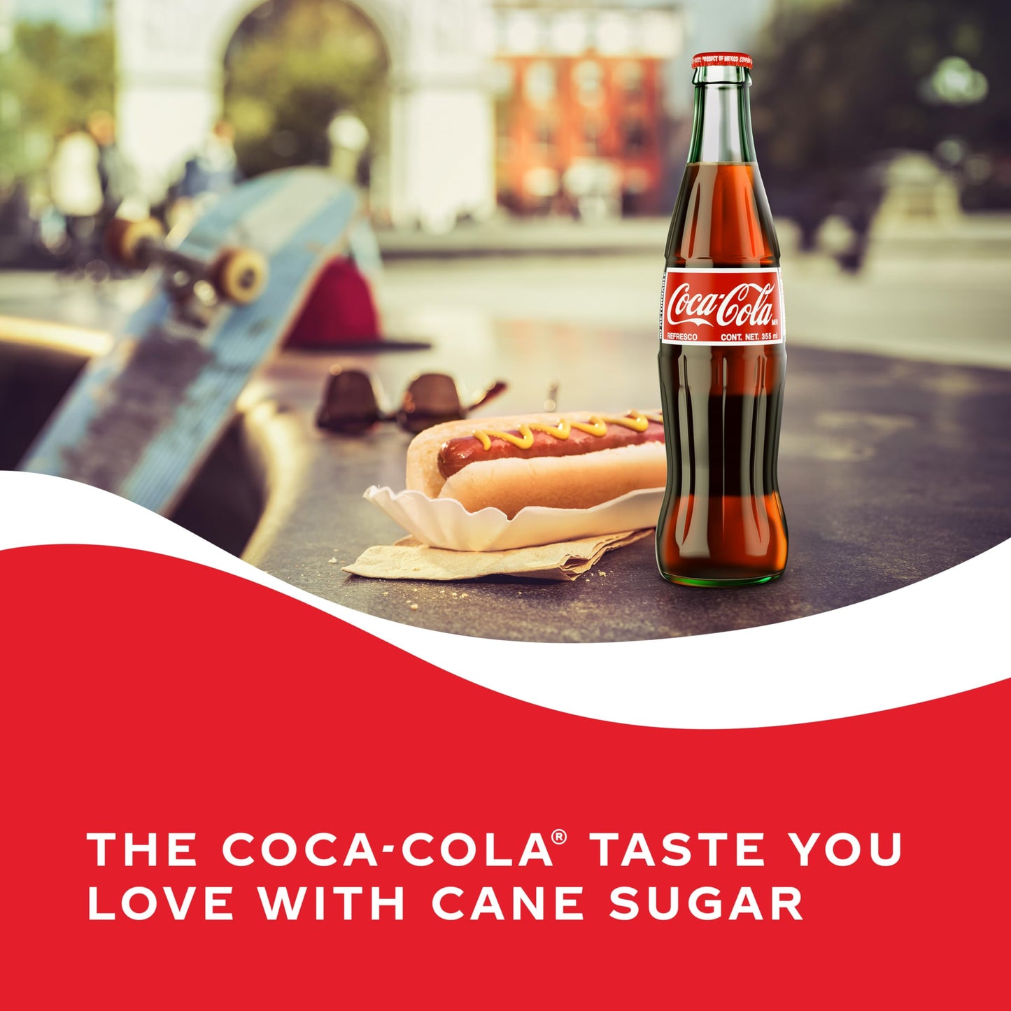 Coke de Mexico Glass Bottles  12 Fl Oz (Pack of 4)
