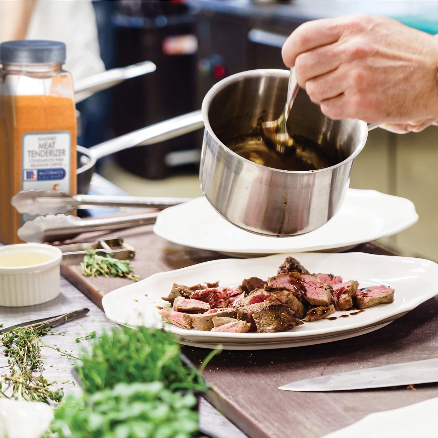 McCormick Culinary Seasoned Meat Tenderizer, 32 oz, for Flavorful Meat Dishes, Model 052100322216