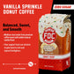 Fire Department Coffee - Gives Back To Firefighters - Vanilla Sprinkle Donut Coffee Beans - Medium Roast - Premium Whole Bean -