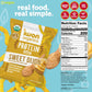 IWON Organics Sweet Dijon Flavor Snack Stix, High Protein and Organic Healthy Snacks, 8 Bags, 1.5 Ounce