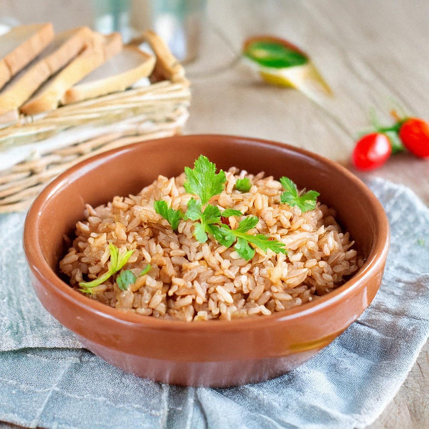 Golden Brown Jasmine Rice - Naturally Sourced Thai Fragrant Long Grain Gluten Free Gmo Free Vegan Kosher Halal Rice - 32Oz (2Lb)