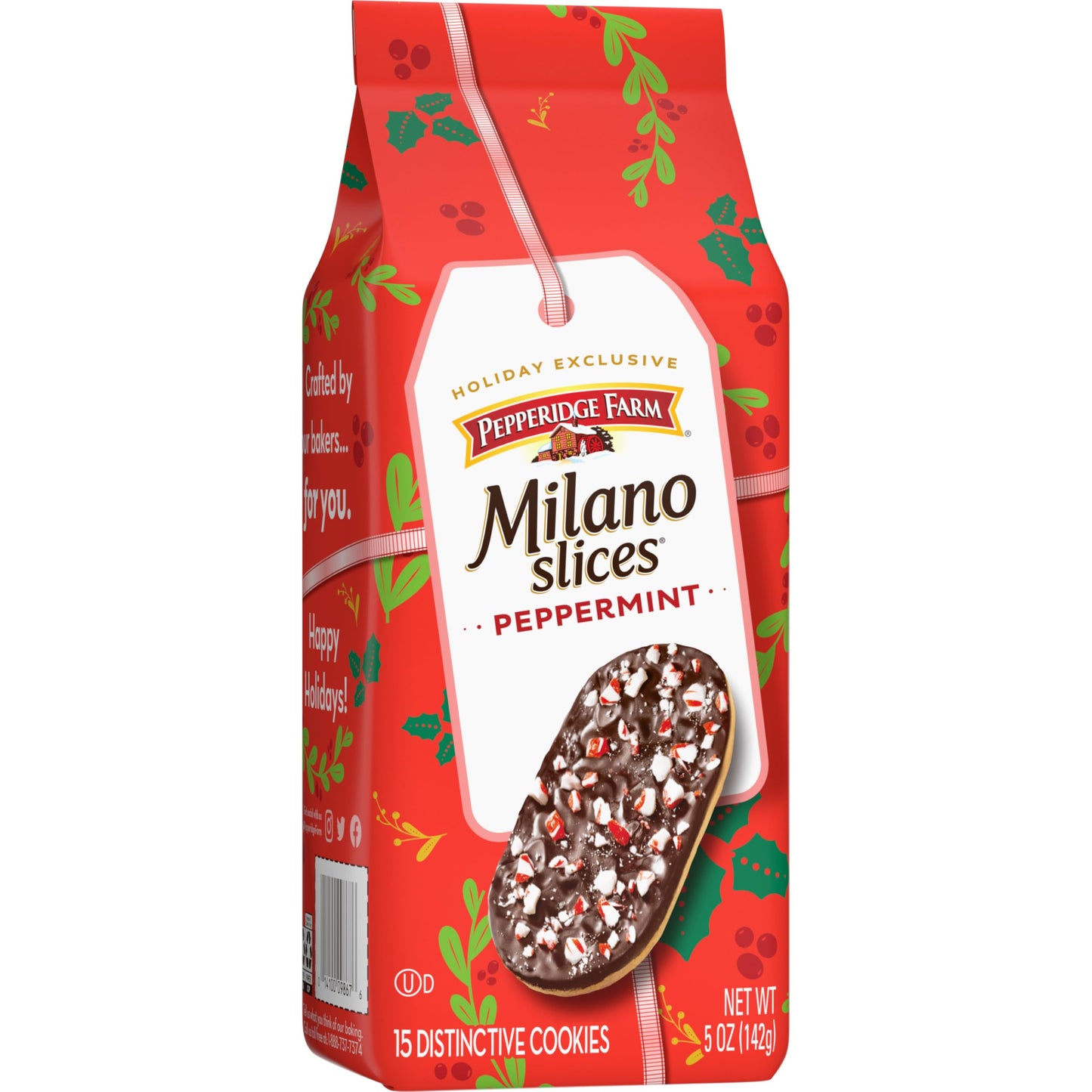 Pepperidge Farm Milano Slices Peppermint Cookies  5 Oz