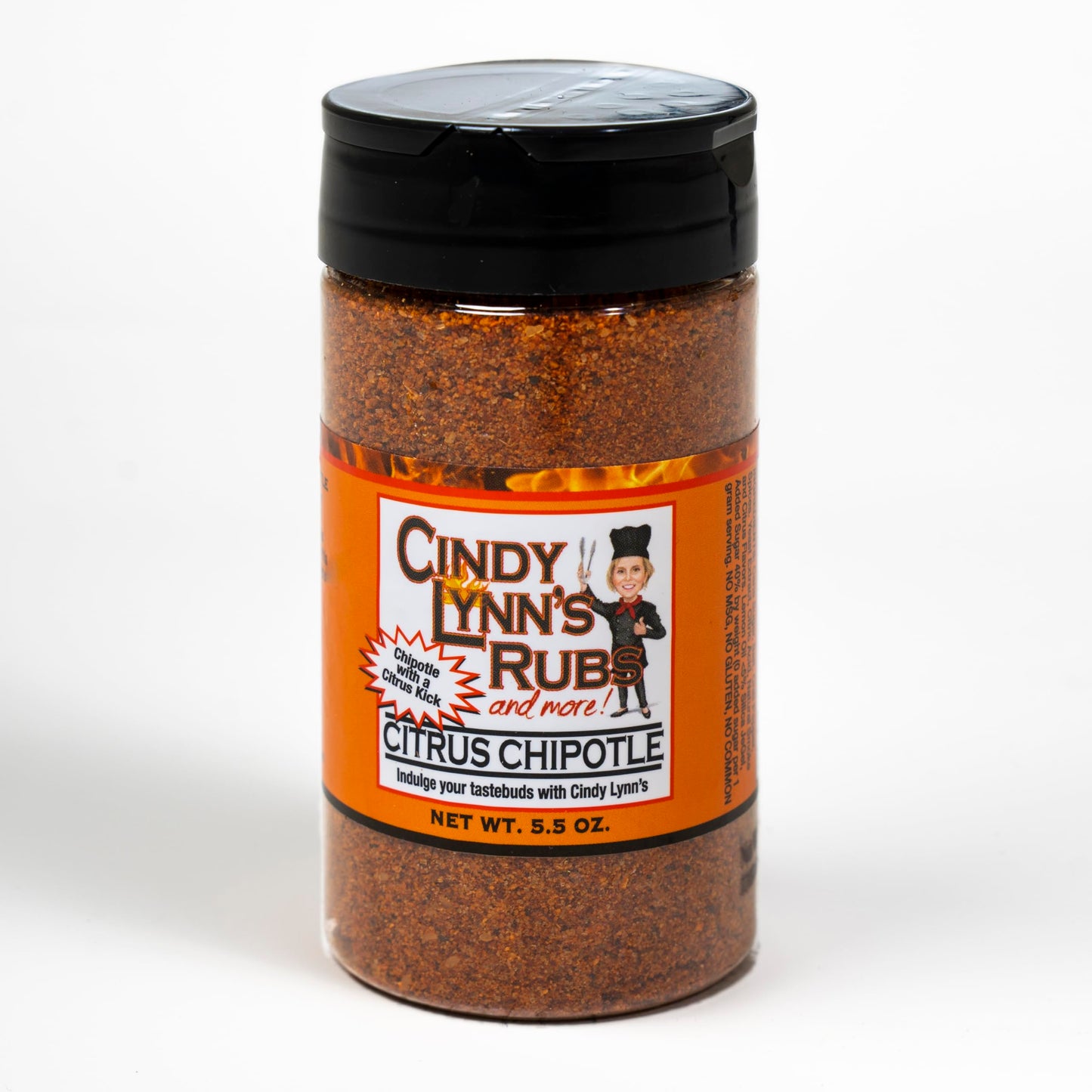 Cindy LynnS Citrus Chipotle  5.8 Oz (Pack Of 1)  Dry Rub For Pork  Ribs  Chicken  Grilled Or Rich Flavor Meats  Gluten Free