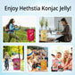 Hethstia Konjac Jelly Drinkable Squeeze Pouch Passion Fruit Flavor, 3 Calories, 10 Packs, 0 Sugar, Vegan, Gluten Free, Keto, Vit