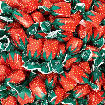 Strawberry Bon Bons By Cambie | 2 Lbs Of Strawberry Filled Hard Candy | Individually Wrapped Bon Bons | Deliciously Sweet Candy