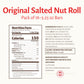 Pearsons King Original Salted Nut Roll | Loaded With Crunchy Roasted Peanuts, Golden Caramel, and Chewy Nougat | Pack of 18-3.2