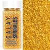 Gold Sprinkles, Gold Sanding Sugar Crystals, 4.6 oz Edible Sparkling Sugar for Baking Topping, Cupcakes, Cookies, Ice Cream & Ca