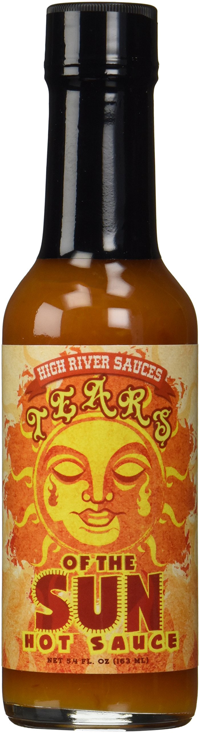 High River Sauces Tears of the Sun Hot Sauce, 5.4 Ounce, Red