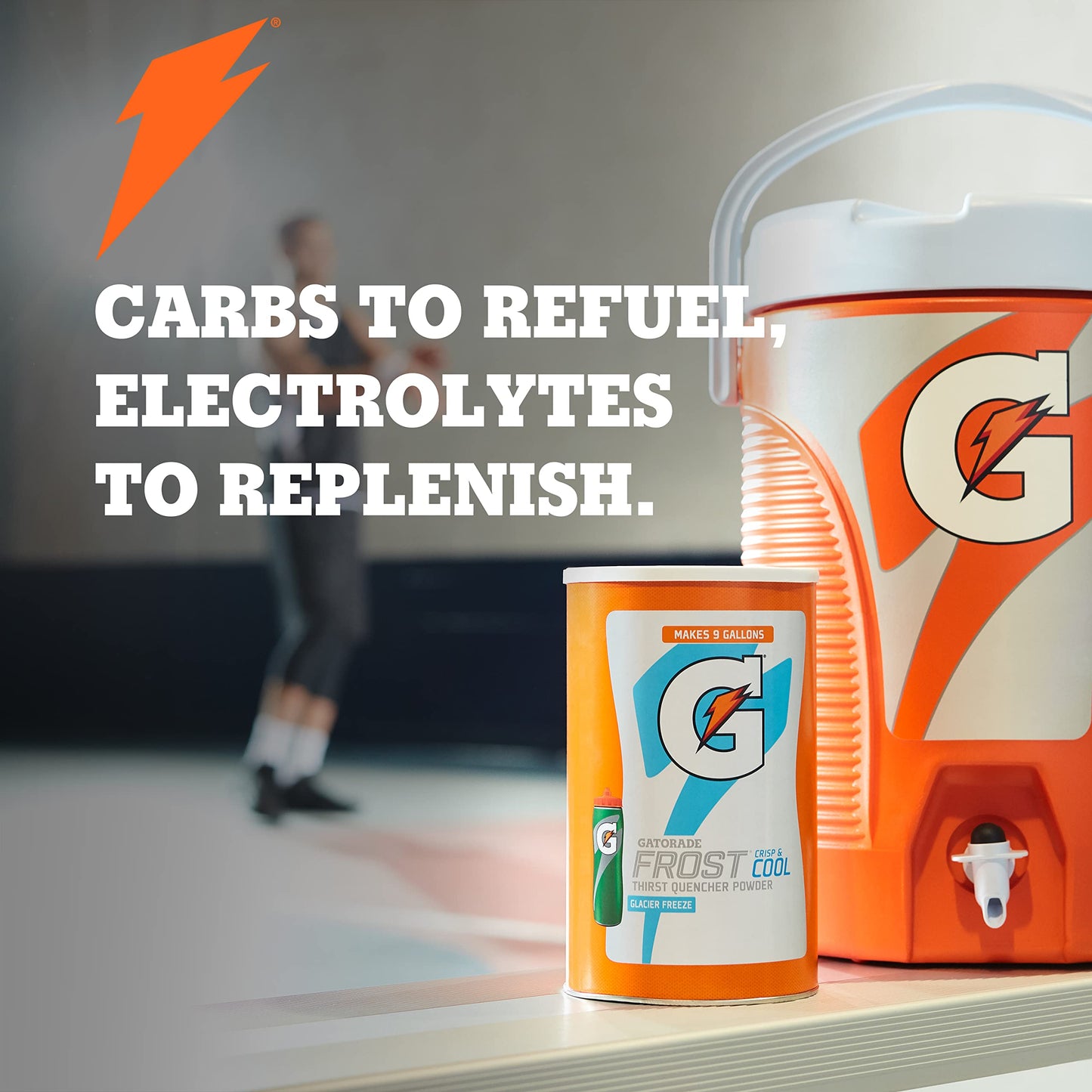 Gatorade Thirst Quencher Powder, Glacier Cherry, 76.5 oz Canister (Pack of 2)