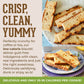 Dijas Natural Foods, Individually Wrapped Fat Free Biscotti Cookie, All Natural Preservative Free Ingredients, Delicious Low Cal