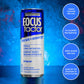 Focus Factor Energy Drink - Original Flavour - Sugar Free, Low Calorie - Pack of 12 Cans - Blue - 355ml Each