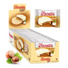 Fiorella Crunch Wafer Cookies, White Chocolate, Hazelnut Cream Filling, 18 Count, Individually Wrapped Snacks