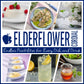 Gourmanity Elderflower Syrup 16.9 Fl Oz 2 Pack | 60% Real Fruit 3 Ingredient Elderflower Cordial | Floral & Fresh Elderberry Flo
