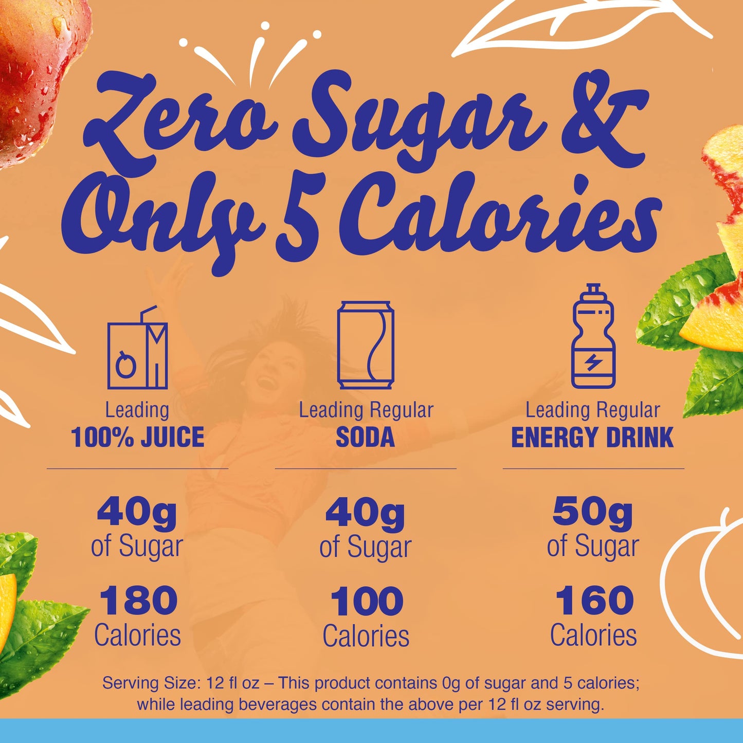 Crystal Light Sugar-Free Peach Iced Tea Low Calories Powdered Drink Mix 6 Count Pitcher Packets