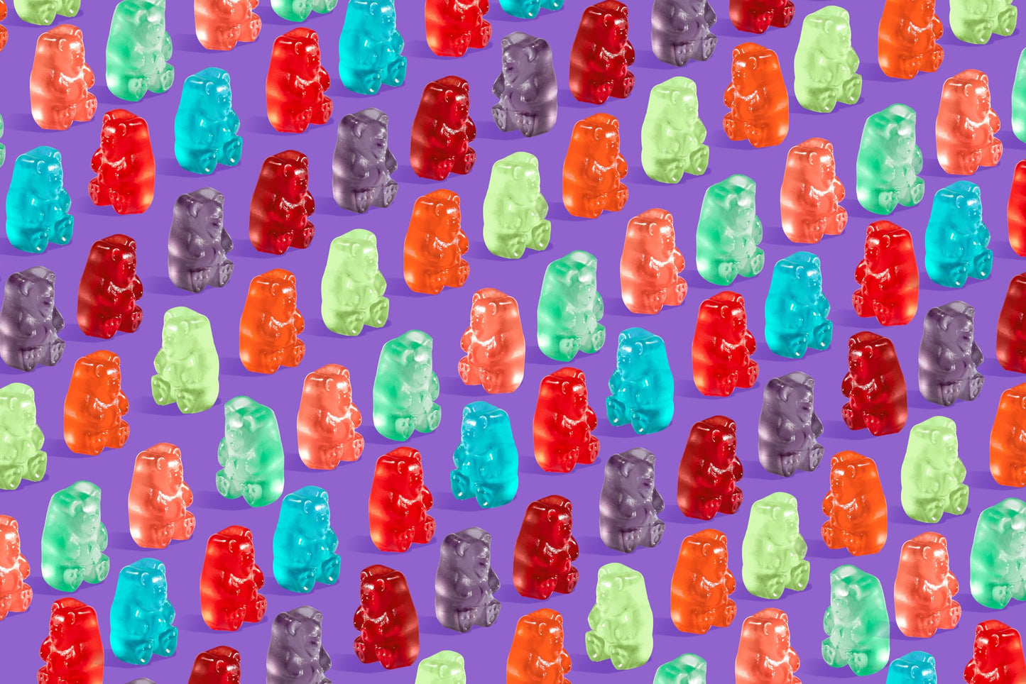 Albanese Gummi Bears, Berry Flavored, Individually Wrapped, 1oz Bags, Pack of 200