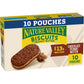 Nature Valley Biscuit Sandwiches, Chocolate Peanut Butter, Snack Bars, 10 Bars, 13.5 oz (Pack of 6)