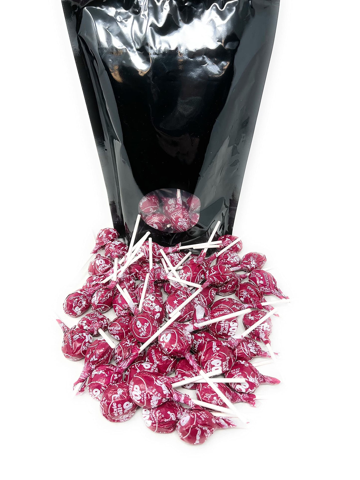Halloween Red Raspberry Tootsie Pops Bulk Candy 50+ Count Lollipops Suckers Variety Value Pack Aprox. 2.25 lbs (36 Oz)