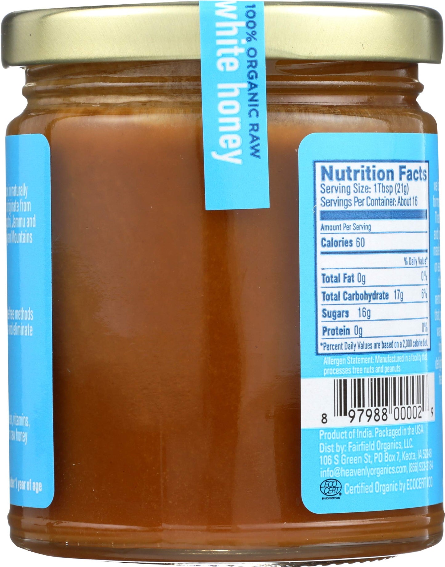 Heavenly Organics Honey, Og, Himalayan, 12-Ounce (Pack of 3)