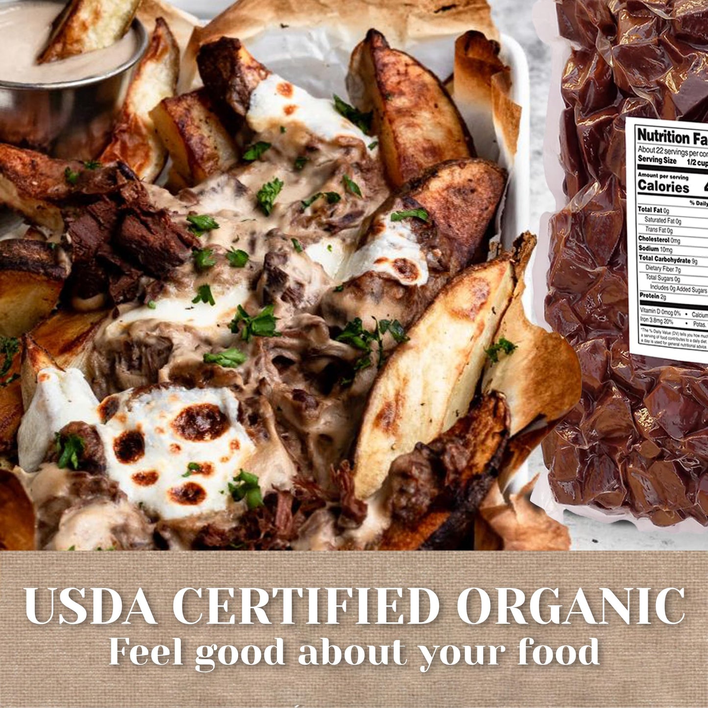 Edward & Sons Organic Young Jackfruit - Jackfruit Organic, Vegan Meat, Vegan Fruit, Plant Based Meat, Vegan Meat Substitute, Uns