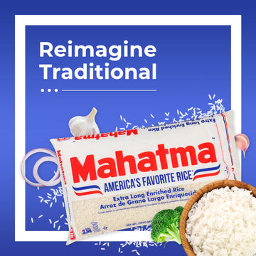 Mahatma Extra-Long-Grain Rice 5-Pound Rice Bag, Gluten-Free And Non-Gmo White Rice Bulk Bag, 1 Bag Of Rice