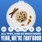 The GFB Maple Raisin Protein Oatmeal Cups - Unique Pop-Up Bowl - Gluten Free, Plant Based, Non GMO, Sustainably Made - Ridiculou