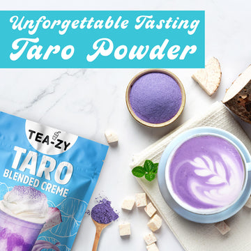 Taro Milk Tea Powder [3 Lbs] (45 Servings) Taro Powder For Bubble Tea. Taro Powder Bulk Format Bubble Tea Powder Suitable For Bo