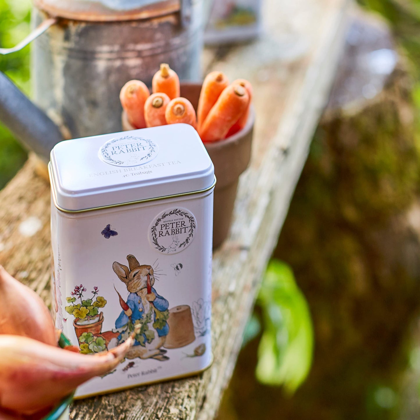 New English Teas Peter Rabbit Tea Tin With 40 English Breakfast Teabags, Beatrix Potter