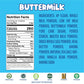 Happy Grub Squeezable Instant Pancake Mix - All Natural And Organic Pancake And Waffle Mix - Buttermilk - 8.5 Oz, 2 Pack (Just A