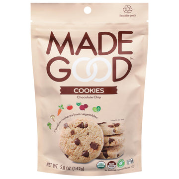 MADEgOOD Organic chocolate chip cookies, 5 OZ
