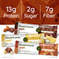 Simply Protein Crispy Vegan Protein Bars - 3 Flavors, 13g Protein, 2g Sugar, 4 Count (Pack of 3), Gluten Free, Non GMO, Kosher