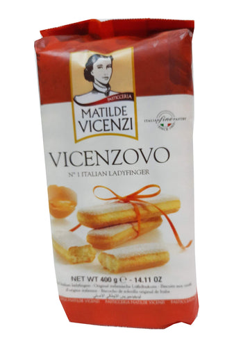 Matilde Vicenzi Vicenzovo Ladyfingers - Classic Italian Biscuits, Ladyfingers Cookies for Tiramisu - Kosher Dairy Cookies - Ital