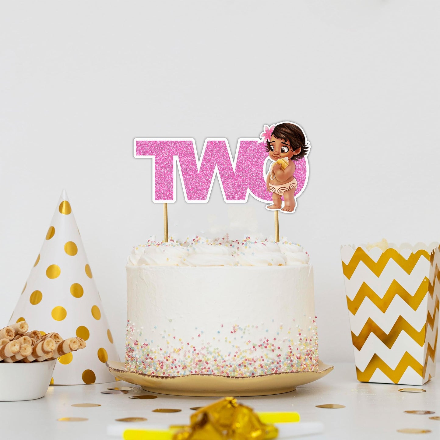 Seyal Bby Mona Happy Birthday Toppermona Two Cake Topper