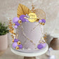 Boho Cake Topper Happy Birthday Cake Decorations With Balls Butterflies Eucalyptus For Wedding Baby Shower Boys Girls Birthday T